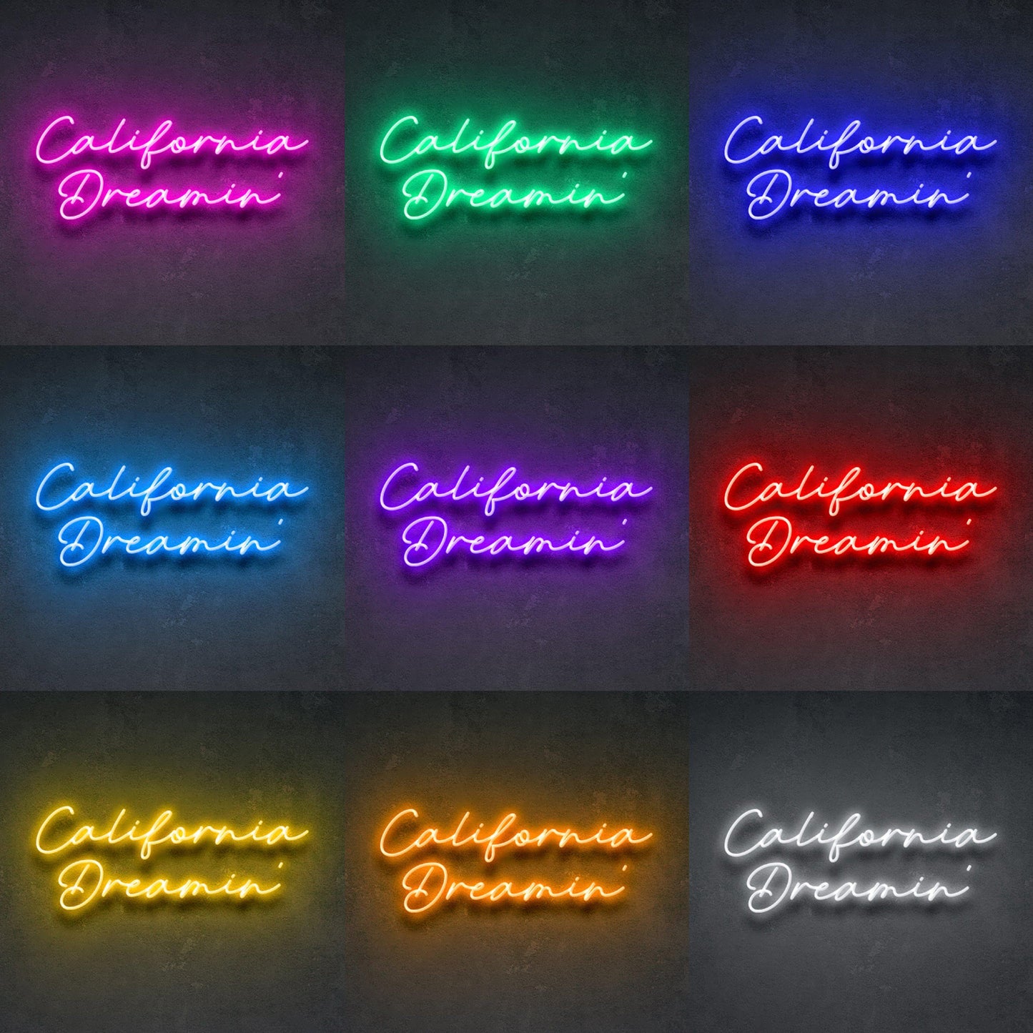 California Dreamin' Neon Sign